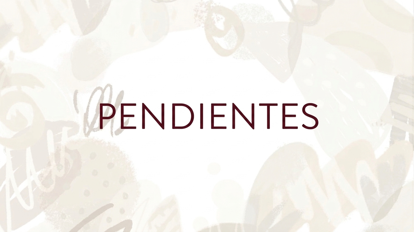 PENDIENTES